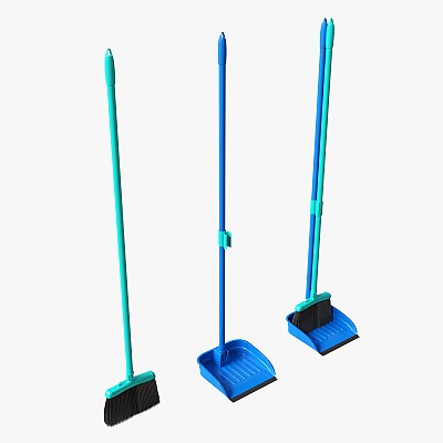 Broom dustpan long handle