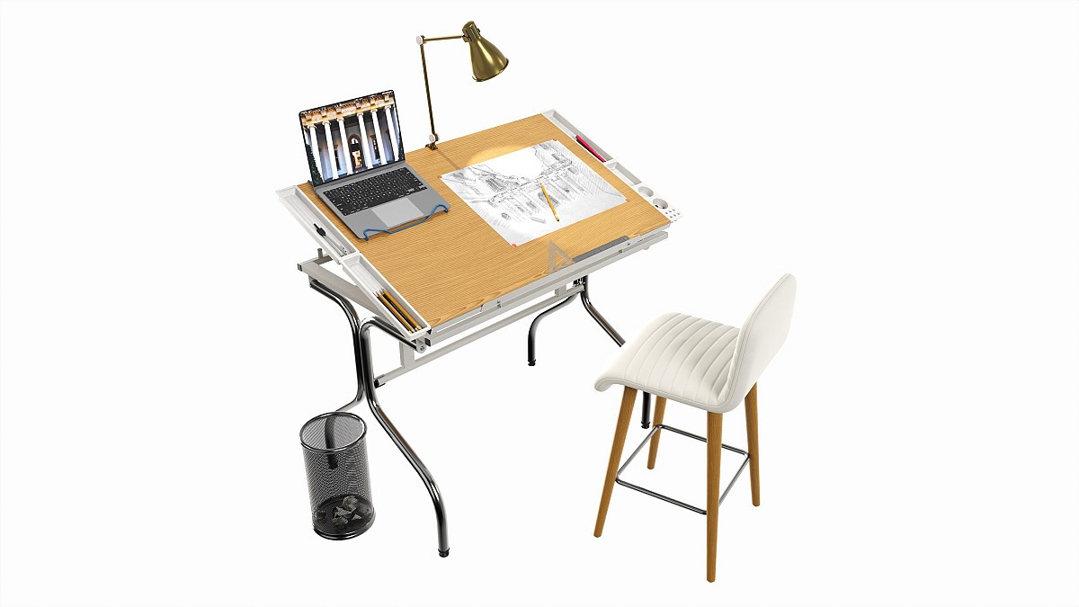 Complete draftsman workplace