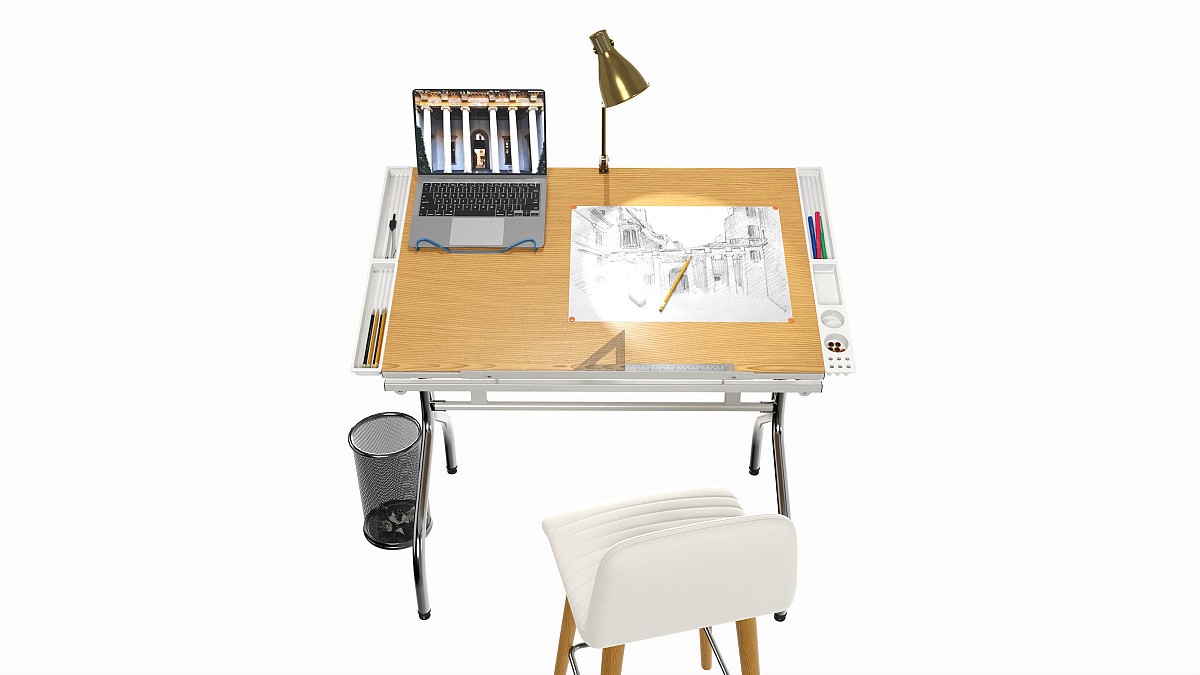 Complete draftsman workplace