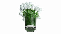 Tulips in large vase