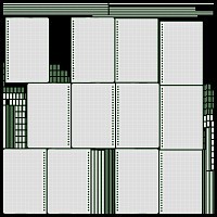 Office Wire Organizer with Supplies