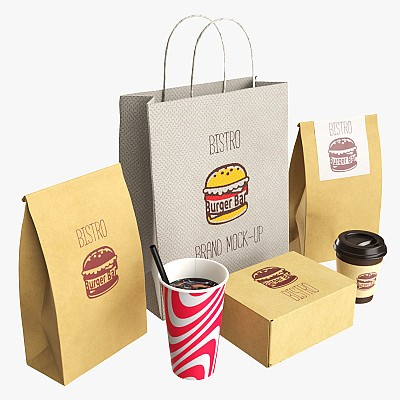 Fast Food Branding Set 01