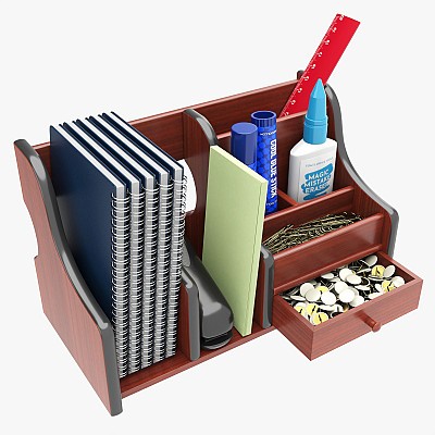 Office Wood Organizer 01