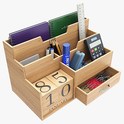 Office Wood Organizer 03