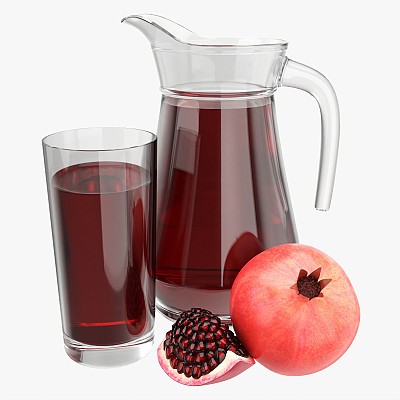 Jug pomegranate juice