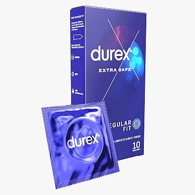 Condom box with package