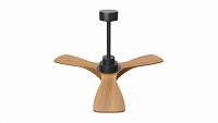 Wood Ceiling Fan with Light