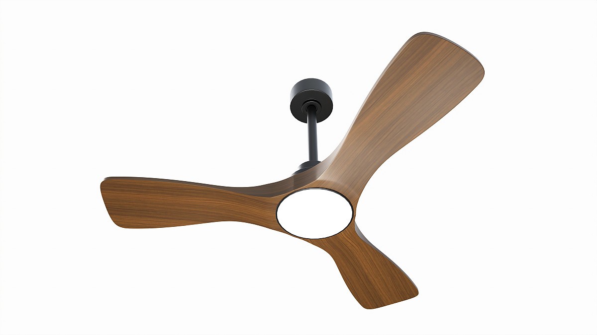 Wood Ceiling Fan with Light