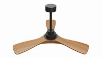 Wood Ceiling Fan with Light