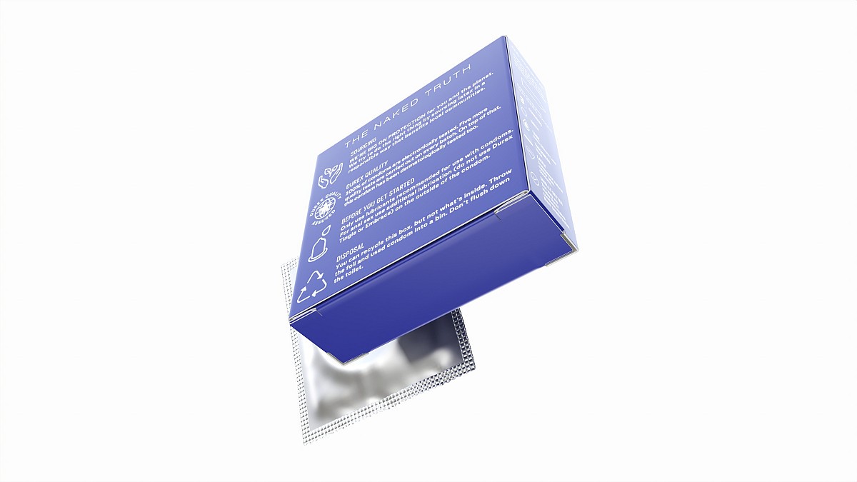 Condom small box with individual package