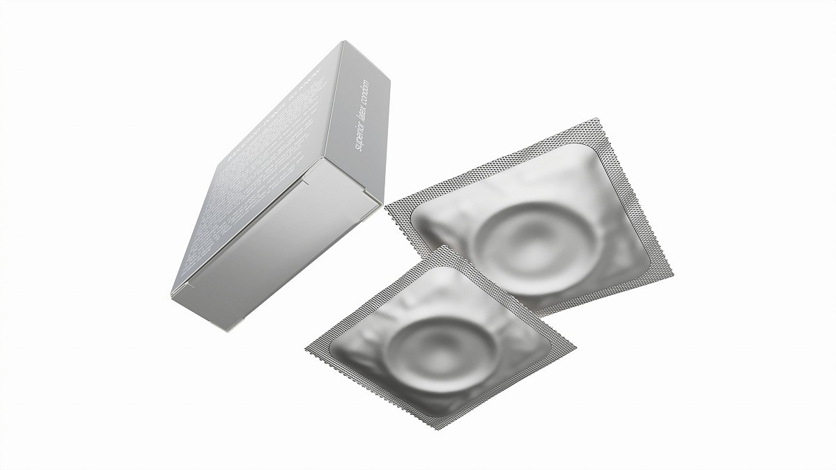 Condom small box with packages 02