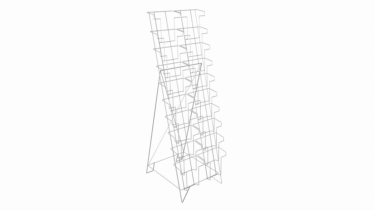 Store Wire Literature Rack