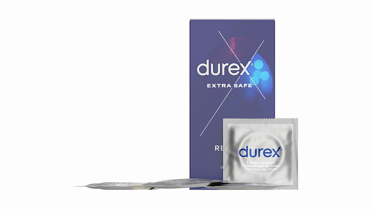 Condom large box with individual packages