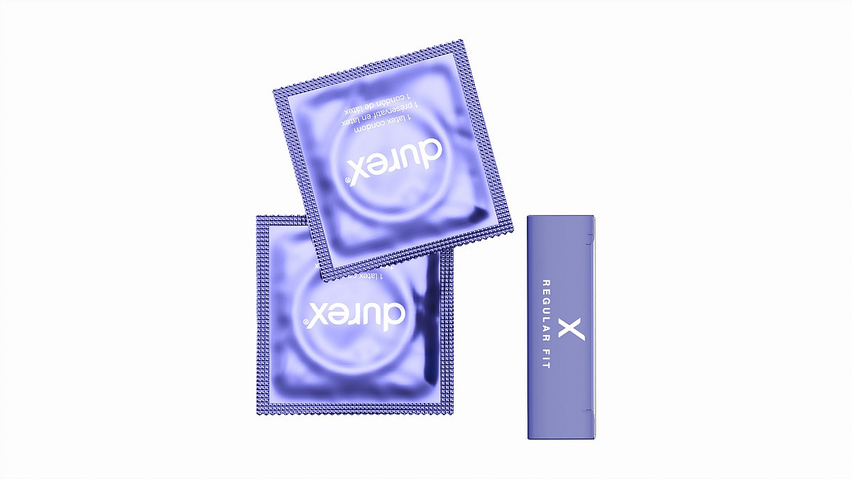 Condom small box with individual packages