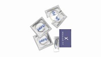 Condom large box with individual packages