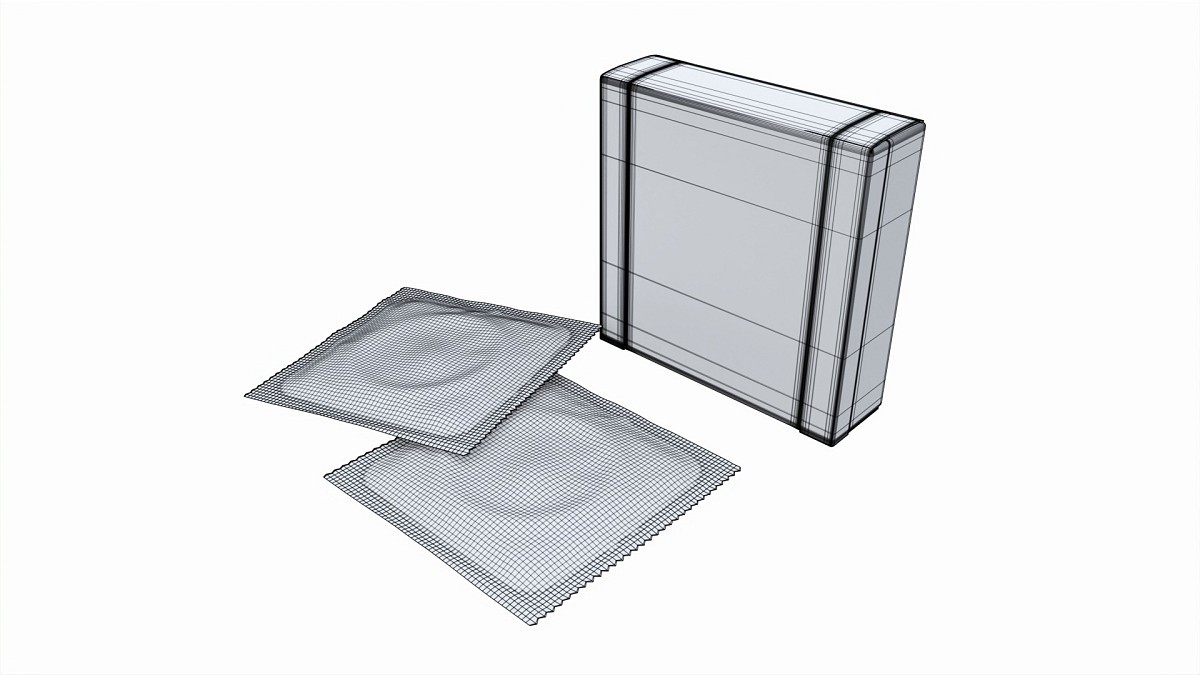 Condom small box with packages 04