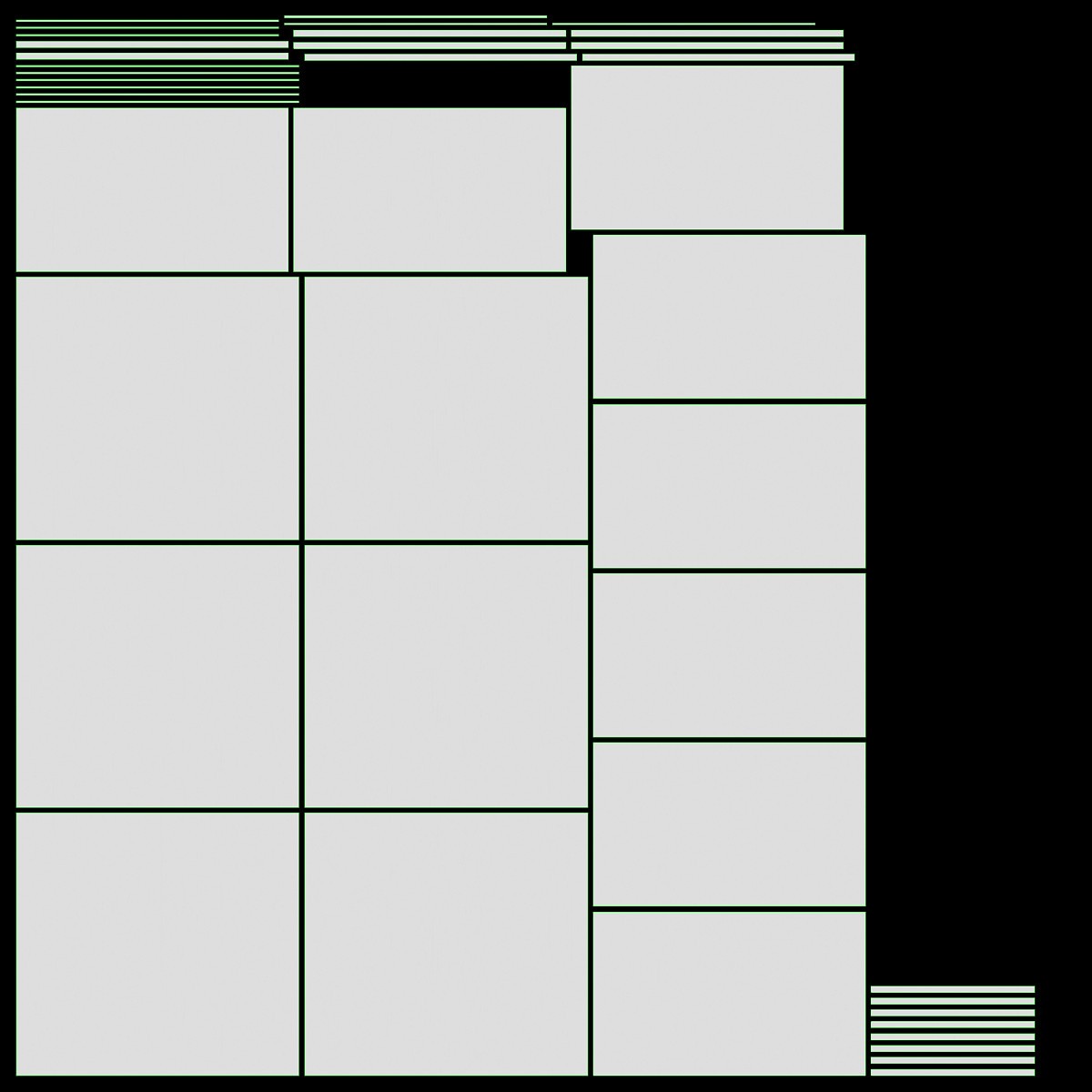 Store open front cooling shelf with beverages