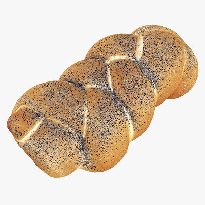 White bread poppy seeds