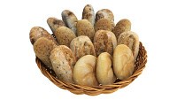 Smallbread selection in basket