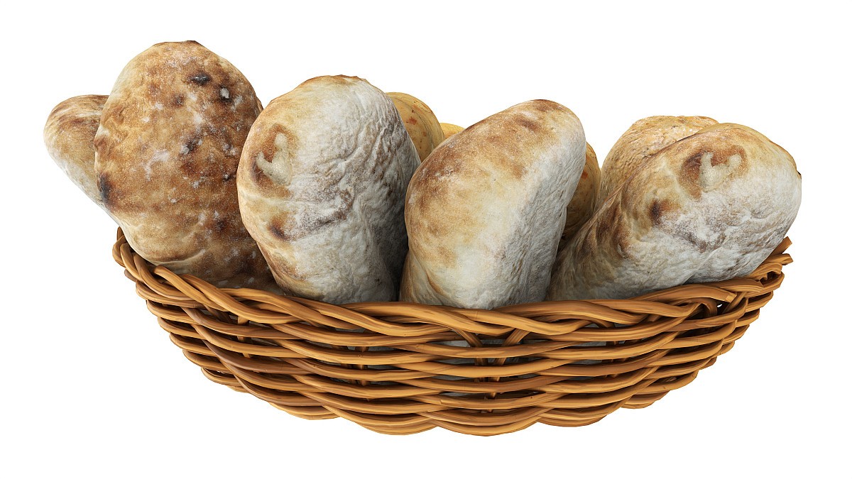 Smallbread selection in basket