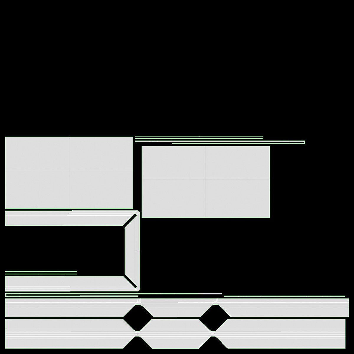 Round bread selection on tray