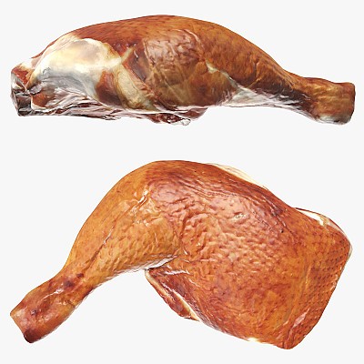 Smoked chicken leg