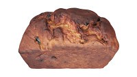 Loaf cake with raisins