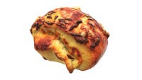 Mini-bun with cheese and cumin seeds