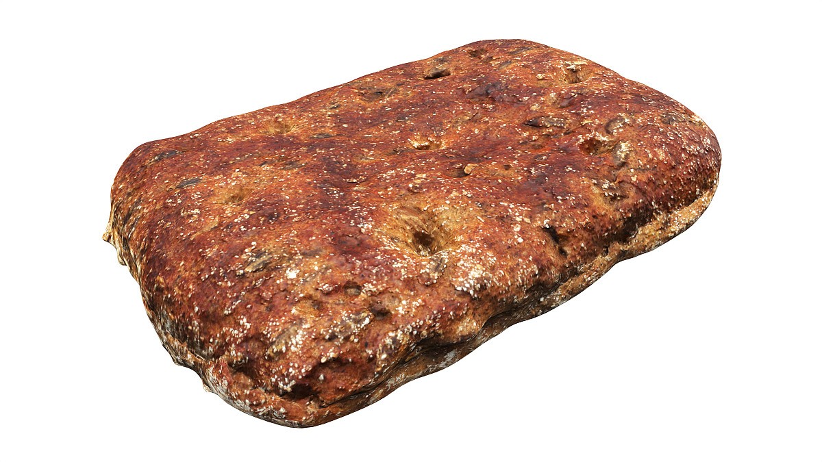 Flat rye bread for fast food