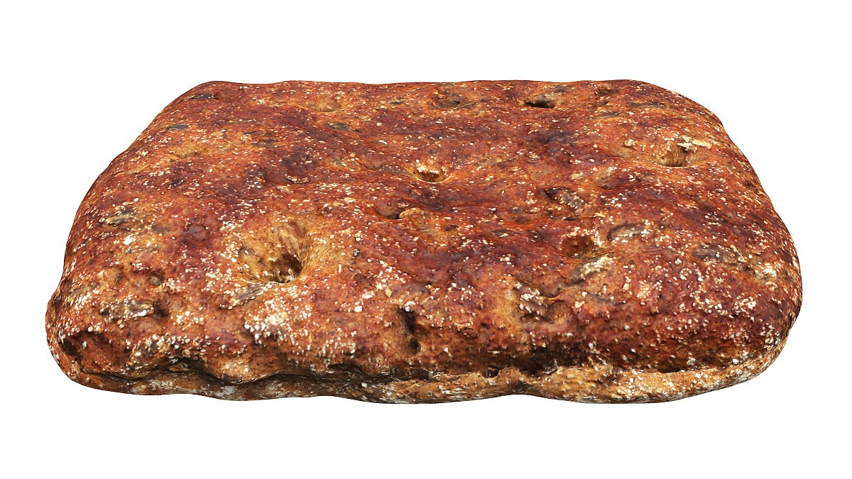 Flat rye bread for fast food
