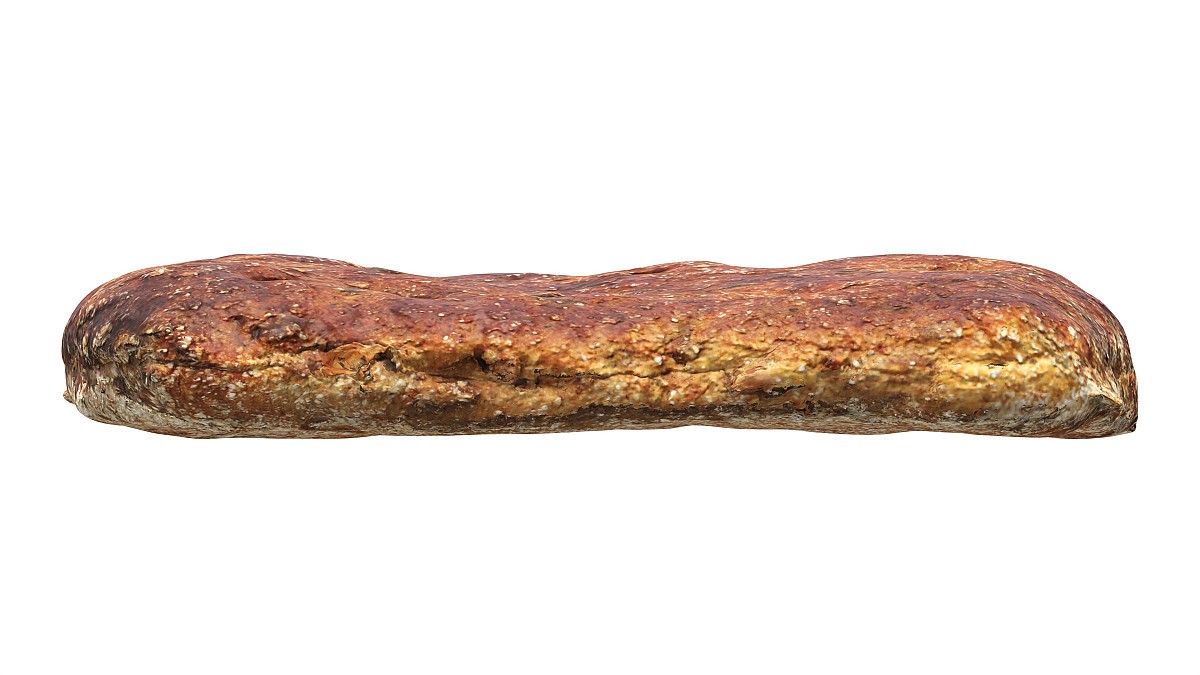Flat rye bread for fast food