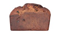 Loaf cake with raisins