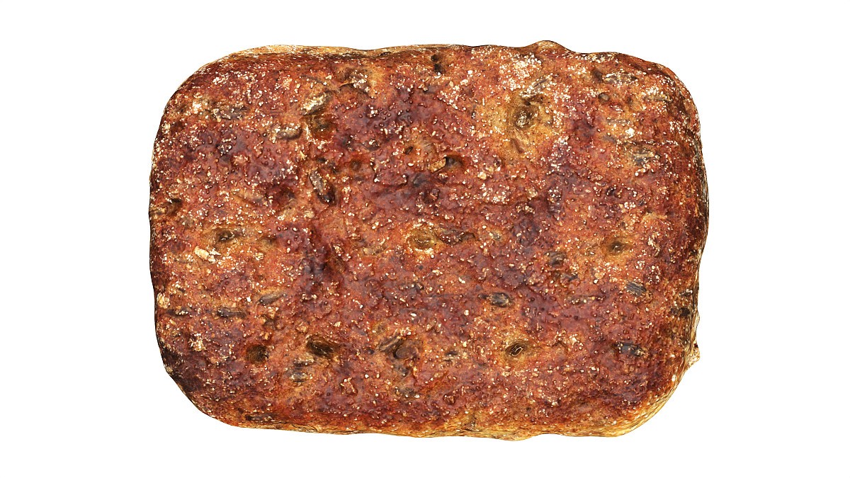 Flat rye bread for fast food