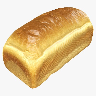 Loaf of white bread