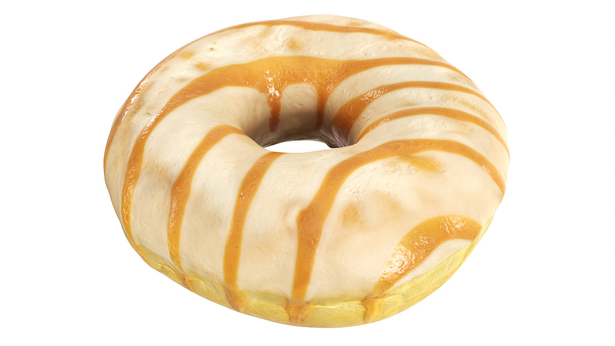 Donut with caramel filling