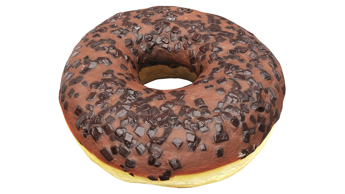 Donut with chocolate filling