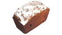 Loaf cake with raisins 02