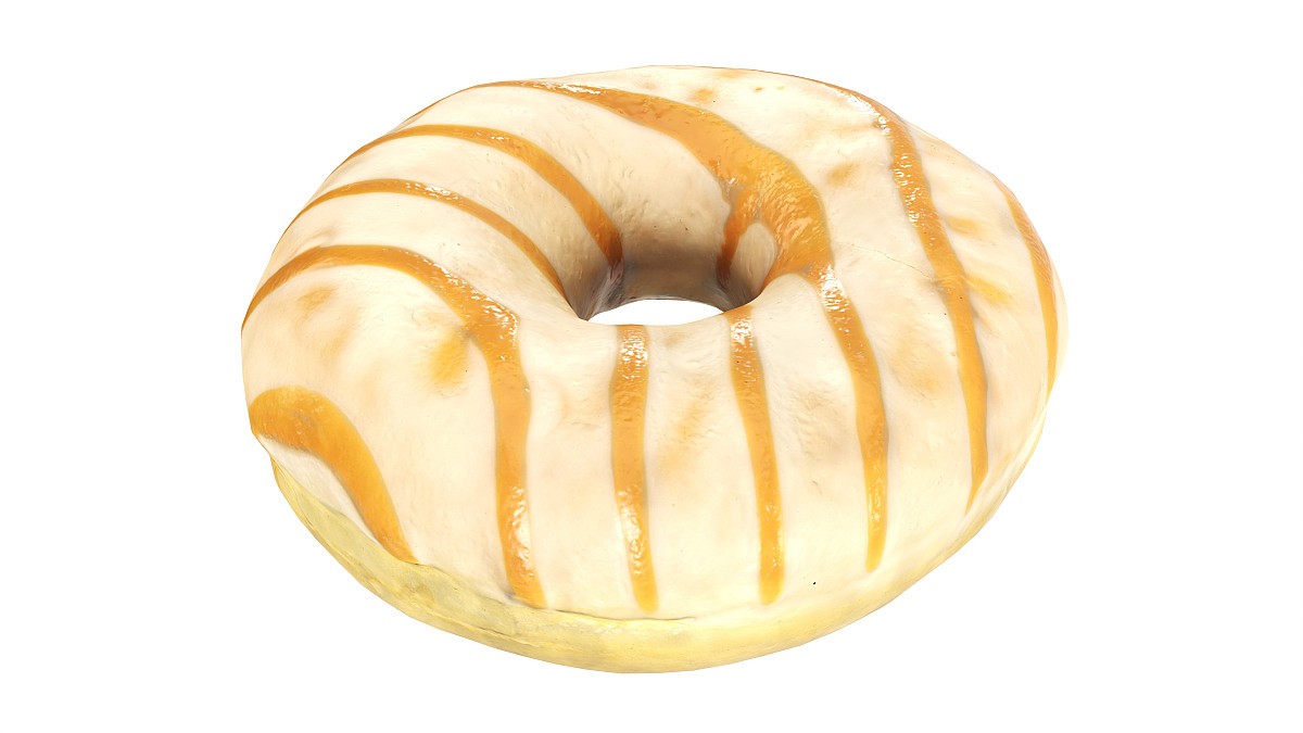 Donut with caramel filling