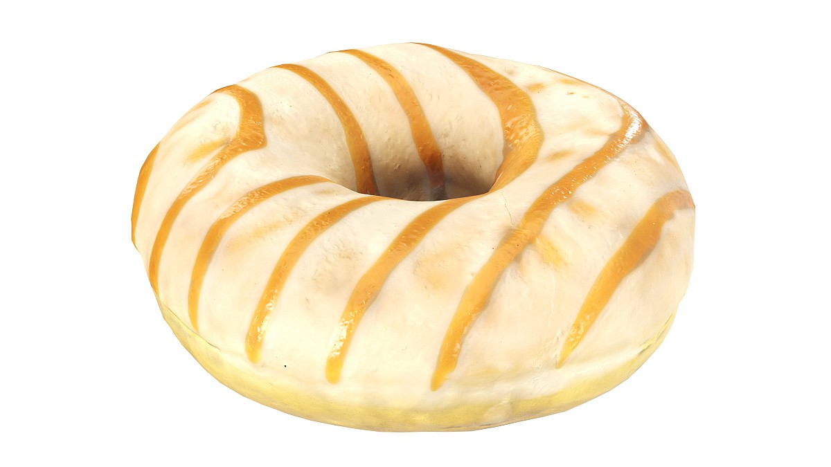 Donut with caramel filling