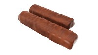 Chocolate bar with cut 03