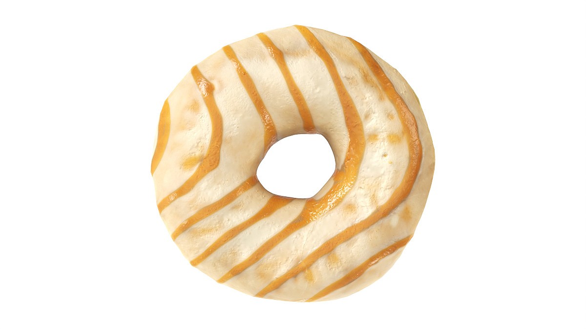 Donut with caramel filling