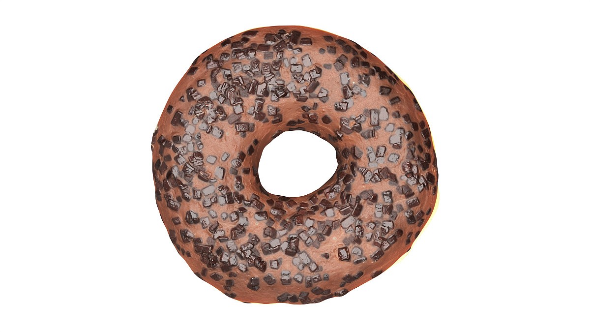 Donut with chocolate filling