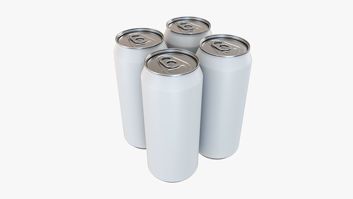 Standard Can 473ml 16oz Clip Pak Carrier Handle Quadpak