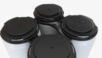 Standard Can 500ml Clip Pak Carrier Handle Quadpak