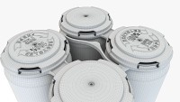 Standard Can 500ml Clip Pak Carrier Handle Quadpak