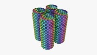 Standard Can 500ml Clip Pak Carrier Handle Quadpak