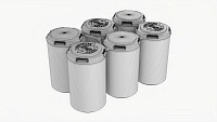 Slim Can 150ml Clip Pak Carrier Handle 6pak