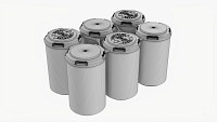 Slim Can 150ml Clip Pak Carrier Handle 6pak