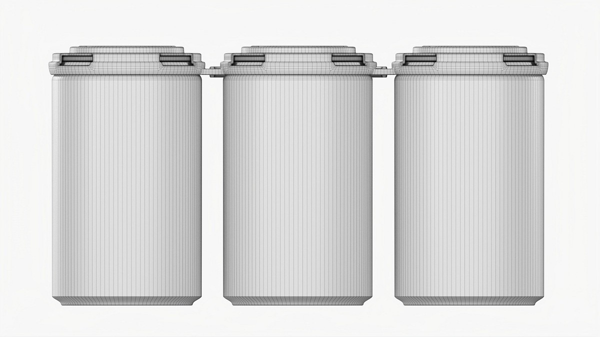 Slim Can 150ml Clip Pak Carrier Handle 6pak