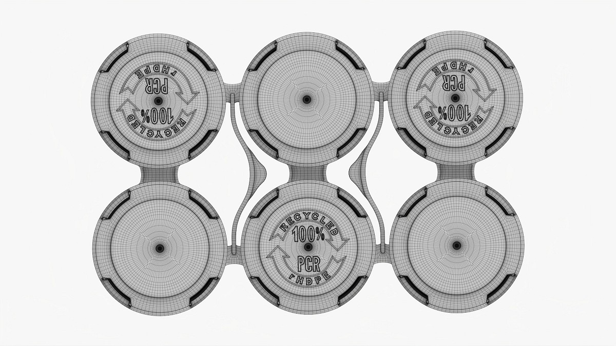 Slim Can 150ml Clip Pak Carrier Handle 6pak